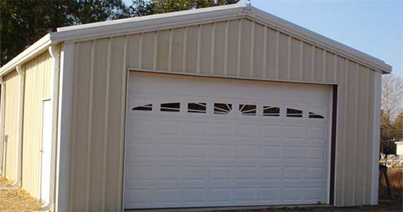 Steel garage