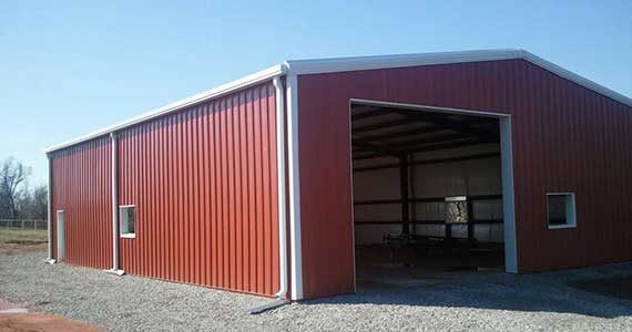 Steel barn