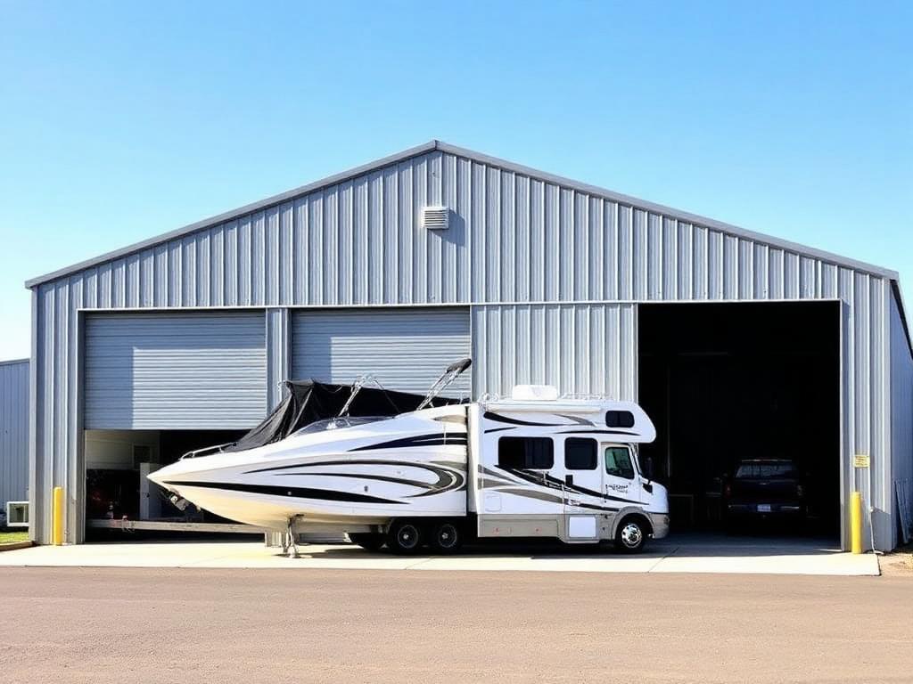 Boat & RV Storage Buildings built by AMF Steel Buildings